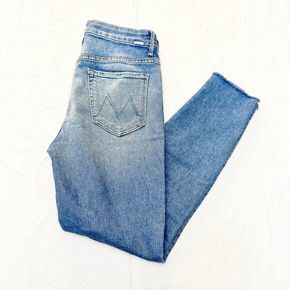 Mother Superior High Waisted Ankle Fray Shoot to Thrill Denim Jean Size 30 - Picture 8 of 8